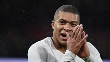 Kylian Mbappe (Photo credit should read FRANCK FIFE/AFP via Getty Images)