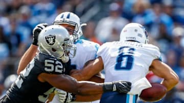 NASHVILLE, TN- SEPTEMBER 10: Defensive end Khalil Mack (Photo by Wesley Hitt/Getty Images) )
