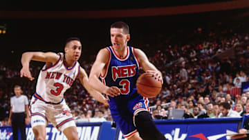 NEW YORK - APRIL 21: Drazen Petrovic