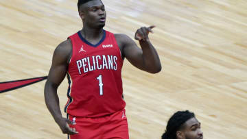 Zion Williamson Mandatory Credit: Mike Dinovo-USA TODAY Sports