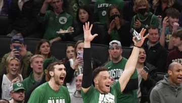 According to MassLive's Brian Robb, it'd be 'an upset' if the Boston Celtics played either of their two reserve centers during the postseason Mandatory Credit: Bob DeChiara-USA TODAY Sports