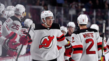 New Jersey Devils forward Michael McLeod (41) (Eric Bolte-USA TODAY Sports)