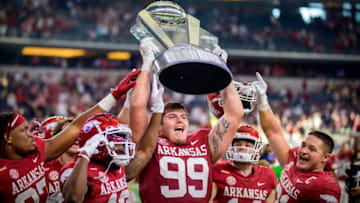 Grant Morgan, Arkansas football (Jerome Miron-USA TODAY Sports)