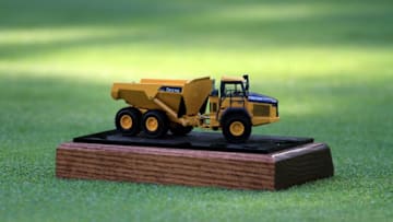 SILVIS, IL - AUGUST 11: A tee marker is seen during the first round of the John Deere Classic at TPC Deere Run on August 11, 2016 in Silvis, Illinois. (Photo by Anna Papuga/Getty Images)