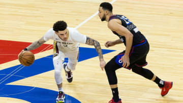 Lonzo Ball, Ben Simmons, Chicago Bulls Mandatory Credit: Bill Streicher-USA TODAY Sports