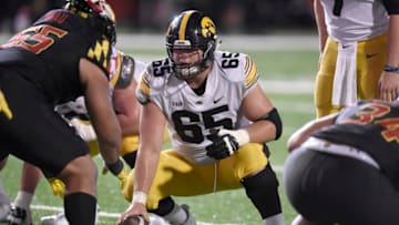 Tyler Linderbaum #65, Iowa Hawkeyes (Photo by G Fiume/Getty Images)