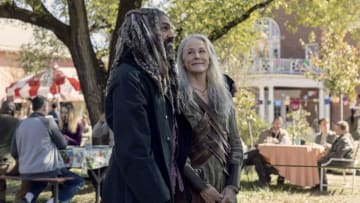 Khary Payton as Ezekiel, Melissa McBride as Carol Peletier - The Walking Dead _ Season 9, Episode 15 - Photo Credit: Jackson Lee Davis/AMC