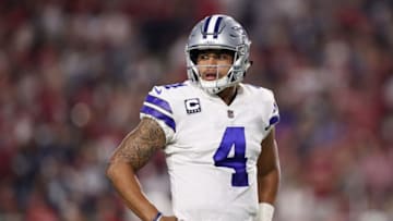 GLENDALE, AZ - SEPTEMBER 25: Quarterback Dak Prescott