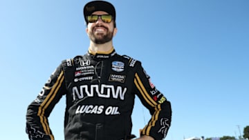 MONTEREY, CALIFORNIA - SEPTEMBER 20: James Hinchcliffe #5 of United States and Arrow Schmidt Peterson Motorsports Honda prepares to drive during practice for the NTT IndyCar Series Firestone Grand Prix of Monterey at WeatherTech Raceway Laguna Seca on September 20, 2019 in Monterey, California. (Photo by Chris Graythen/Getty Images)