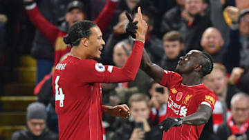 Liverpool, Sadio Mane, Virgil van Dijk (Photo by PAUL ELLIS/AFP via Getty Images)