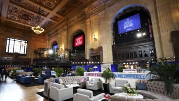 KANSAS CITY, MO - APRIL 27: A general view of the green room backstage during the first round of the 2023 NFL Draft at Union Station on April 27, 2023 in Kansas City, Missouri. (Photo by Kevin Sabitus/Getty Images)