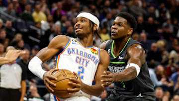 Shai Gilgeous-Alexander #2 of the Oklahoma City Thunder (Photo by David Berding/Getty Images)