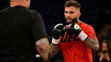 NEW YORK, NY - NOVEMBER 01: UFC Bantamweight Champion Cody Garbrandt holds an open workout session for fans and media inside Madison Square Garden on November 1, 2017 in New York City. (Photo by Jeff Bottari/Zuffa LLC/Zuffa LLC via Getty Images)