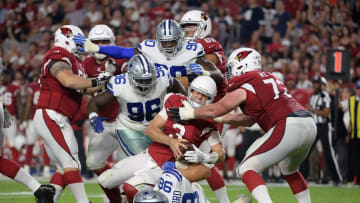 GLENDALE, AZ - SEPTEMBER 25: Quarterback Carson Palmer