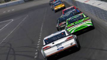 FORT WORTH, TX - APRIL 09: Brad Keselowski, driver of the #2 Miller Lite Ford, races during the Monster Energy NASCAR Cup Series O'Reilly Auto Parts 500 at Texas Motor Speedway on April 9, 2017 in Fort Worth, Texas. (Photo by Sean Gardner/Getty Images)