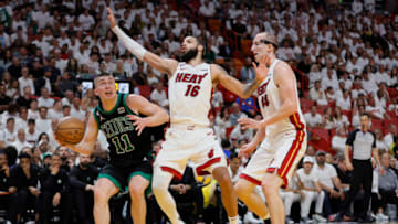 The Boston Celtics brought back a previously-benched guard on a "great value deal for a very expensive future payroll" according to MassLive's Brian Robb Mandatory Credit: Sam Navarro-USA TODAY Sports