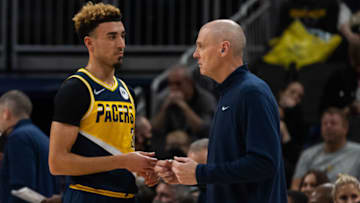 Rick Carlisle, Chris Duarte - Credit: Trevor Ruszkowski-USA TODAY Sports