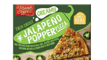 Mama Cozzi’s Pizza Kitchen Jalapeno Popper Pizza, Aldi Feb Finds, photo provided by ALDI