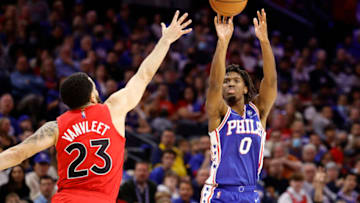 Tyrese Maxey, Sixers (Photo by Tim Nwachukwu/Getty Images)