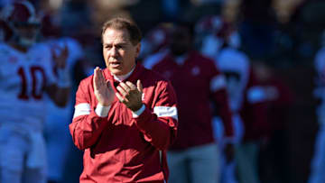 Nick Saban, Alabama Crimson Tide. (Photo by Wesley Hitt/Getty Images)