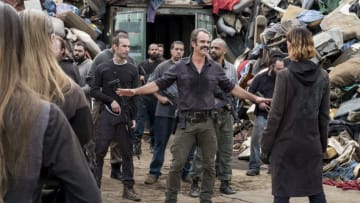 Pollyanna McIntosh as Jadis, Steven Ogg as Simon - The Walking Dead _ Season 8, Episode 10 - Photo Credit: Gene Page/AMC