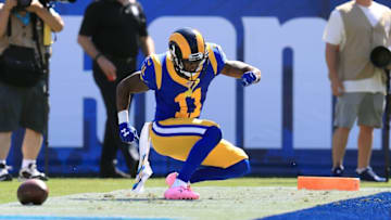 LOS ANGELES, CA - OCTOBER 08: Tavon Austin