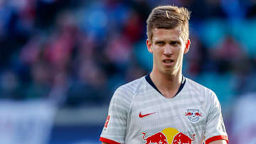 Dani Olmo of RB Leipzig. (Photo by Roland Krivec/DeFodi Images via Getty Images)