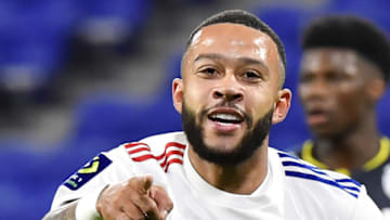 Memphis Depay, Lyon (Photo by PHILIPPE DESMAZES/AFP via Getty Images)