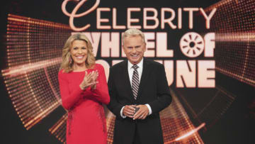 CELEBRITY WHEEL OF FORTUNE - Amanda Seales, Snoop Dogg and Mark DuplassÓ Ð Hosted by pop-culture legends Pat Sajak and Vanna White, ÒCelebrity Wheel of FortuneÓ takes a star-studded spin on AmericaÕs Game¨ by welcoming celebrities to spin the worldÕs most famous Wheel and solve puzzles for a chance to win more than one million dollars. All the money won by the celebrity contestants will go to a charity of their choice on the season premiere, SUNDAY, SEPT. 25 (9:00-10:00 p.m. EDT), on ABC. (ABC/Christopher Willard)VANNA WHITE, PAT SAJAK