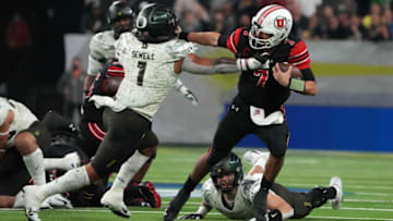 Utah football quarterback Cameron Rising. (Kirby Lee-USA TODAY Sports)