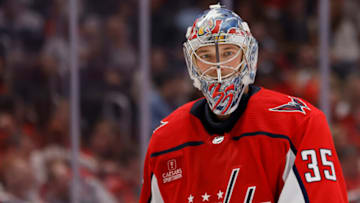 Darcy Kuemper, Washington Capitals Mandatory Credit: Geoff Burke-USA TODAY Sports