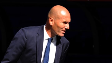 MADRID, SPAIN - OCTOBER 02: Real Madrid manager Zinedine Zidane emerges form the tunnel for the start of the La Liga match between Real Madrid CF and SD Eibar at estadio Santiago Bernabeu on October 2, 2016 in Madrid, Spain. (Photo by Denis Doyle/Getty Images)
