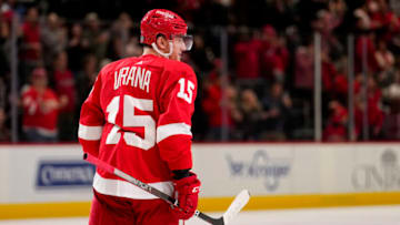 Should the Edmonton Oilers trade for Detroit Redwings forward Jakub Vrana? Mandatory Credit: Raj Mehta-USA TODAY Sports