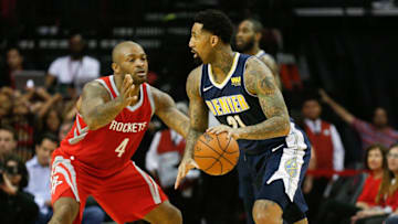HOUSTON, TX - NOVEMBER 22: at Toyota Center on November 22, 2017 in Houston, Texas. NOTE TO USER: User expressly acknowledges and agrees that, by downloading and or using this photograph, User is consenting to the terms and conditions of the Getty Images License Agreement. (Photo by Bob Levey/Getty Images)