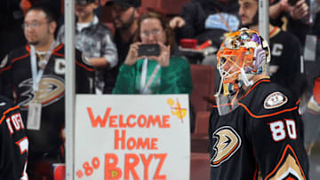 ANAHEIM, CA - DECEMBER 22: Ilya Bryzgalov