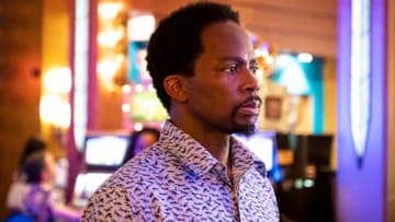 Harold Perrineau in Claws. (Photo Credit: Patti Perret/Courtesy of WarnerMedia.)
