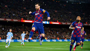 Lionel Messi of FC Barcelona. (Photo by Silvestre Szpylma/Quality Sport Images/Getty Images)