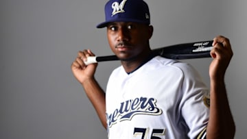 MARYVALE, AZ - FEBRUARY 22: Lewis Brinson