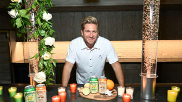 NEW YORK, NEW YORK - MARCH 01: Michelin-starred chef Curtis Stone hosts an intimate event at The Mezzanine in NYC on Wednesday night, debuting his all-new Waterloo Sparkling Water-infused menu, in honor of the brand’s latest flavor launches on March 01, 2023 in New York City. (Photo by Slaven Vlasic/Getty Images for Waterloo Sparkling Water)
