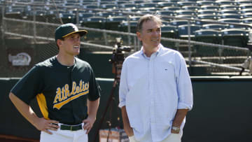 (Photo by Michael Zagaris/Oakland Athletics/Getty Images   Photo by Michael Zagaris /MLB Photos via Getty Images   Photo by Dilip Vishwanat/Getty Images   Photo by Brad Mangin /MLB Photos via Getty Images   Mandatory Credit: Tom Hauck /Allsport   Photo by Dilip Vishwanat/Getty Image   Photo by Sporting News via Getty Images   Photo by Dilip Vishwanat/Getty Images   Photo by Otto Greule Jr/Getty Images   Photo by Jim McIsaac/Getty Images   Photo by Ed Zurga/Getty Images   Getty Images