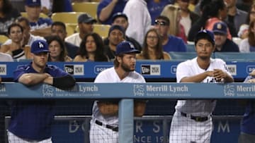LOS ANGELES, CA - AUGUST 11: (L-R) Alex Wood (Photo by Victor Decolongon/Getty Images)
