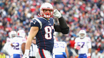FOXBORO, MA - DECEMBER 24: Rob Gronkowski