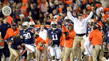Former Auburn football head coach Gus Malzahn reminisced on social media about where he was during an all-time program moment Mandatory Credit: John David Mercer-USA TODAY Sports