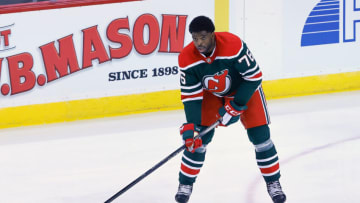New Jersey Devils defenseman P.K. Subban (76): (Vincent Carchietta-USA TODAY Sports)