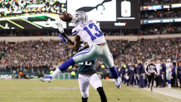 PHILADELPHIA, PENNSYLVANIA - DECEMBER 22: Michael Gallup #13 of the Dallas Cowboys is unable to catch a pass in the end zone as he is defended by Sidney Jones #22 of the Philadelphia Eagles during the fourth quarter in the game at Lincoln Financial Field on December 22, 2019 in Philadelphia, Pennsylvania. (Photo by Patrick Smith/Getty Images)