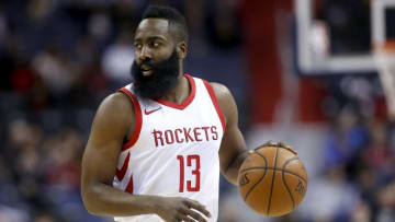 WASHINGTON, DC - DECEMBER 29: James Harden #13 of the Houston Rockets (Photo by Rob Carr/Getty Images)
