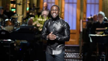 SATURDAY NIGHT LIVE -- 'Kevin Hart' Episode 1673 -- Pictured: Kevin Hart during the monologue on January 17, 2015 -- (Photo by: Dana Edelson/NBC/NBCU Photo Bank via Getty Images)