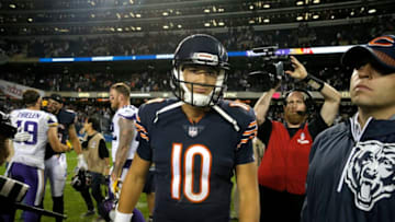 CHICAGO, IL - OCTOBER 09: Mitchell Trubisky
