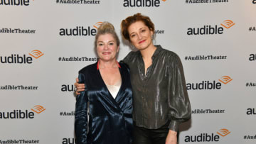 NEW YORK, NEW YORK - NOVEMBER 19: Kate Mulgrew and Francesca Faridany attend "The Half-Life of Marie Curie" hosted by Audible at the Minetta Lane Theatre on November 19, 2019 in New York City. (Photo by Craig Barritt/Getty Images for Audible)