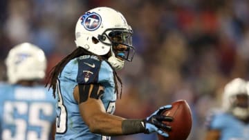 NASHVILLE, TN - DECEMBER 17: Free safety Michael Griffin #33 of the Tennessee Titans holds the ball after a play against the New York Jets at LP Field on December 17, 2012 in Nashville, Tennessee. (Photo by Andy Lyons/Getty Images)